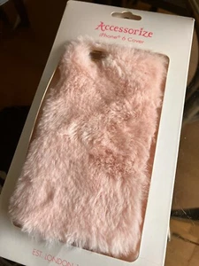 Accessorize iPhone 6 Cover In Baby Pink Fur - Picture 1 of 2