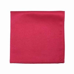 Men's pocket square, Hanky Handkerchief High Quality  Satin Solid Pattern Colors - Picture 1 of 89