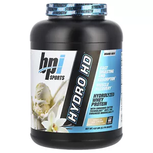 Hydro HD™, Hydrolyzed Whey Protein, Vanilla Ice Cream, 4.8 lbs (2,176 g) - Picture 1 of 2