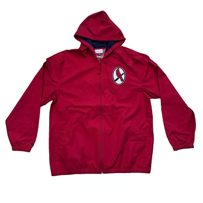 Men Mitchell & Ness Cooperstown Collection St. Louis Cardinals Red Jacket Size L - Image 1 of 4