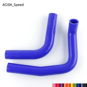 Blue For 1968-1970 Big Blocks Dodge Charger Radiator Silicone Tube Hose Pipe - Picture 1 of 10