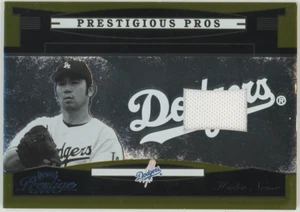 Tarjeta de camiseta Hideo Nomo 2005 Donruss Playoff Prestigious Pros PP-49/25 26807 - Imagen 1 de 2