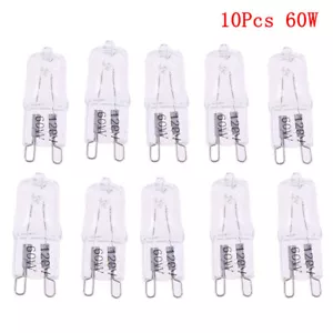 10 PCS G9 120V Light 60W Bulb T4 Bi-Pin Base Dimmable 2700K Warm White - Picture 1 of 12