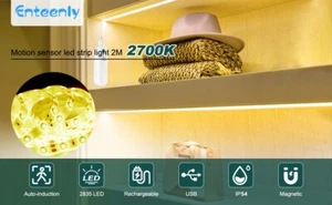Drahtloses LED-Streifenlicht mit Bewegungssensor - 5 m, wiederaufladbar, schneidbar, automatisches Ein/Aus - Bild 1 von 4