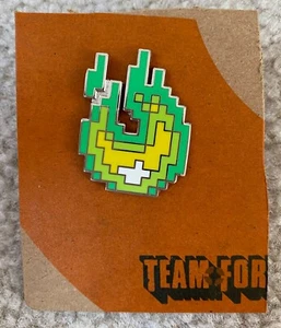 Pinny Arcade PAX East 2018 8 Bit Green Flame Pin AI Acq Inc Pixel - Picture 1 of 1