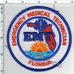 Florida Emergency Medical Technician Uniform Take-Off Shoulder Patch - 1980's - Picture 1 of 1