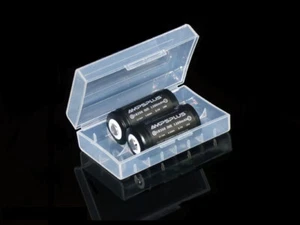 18350 Battery 3.7V Rechargeable 1200mAh IMR 10A Button Top 2x Ampsplus Batteries - Picture 1 of 6