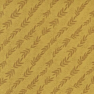 Songbook A New Page Stripes Leaf Bronze by Stephanie Sliwinski for Moda 1/2 Yard - Picture 1 of 1