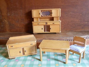 Puppenstubenmöbel 50er Jahre, 4-teilig - Bild 1 von 5