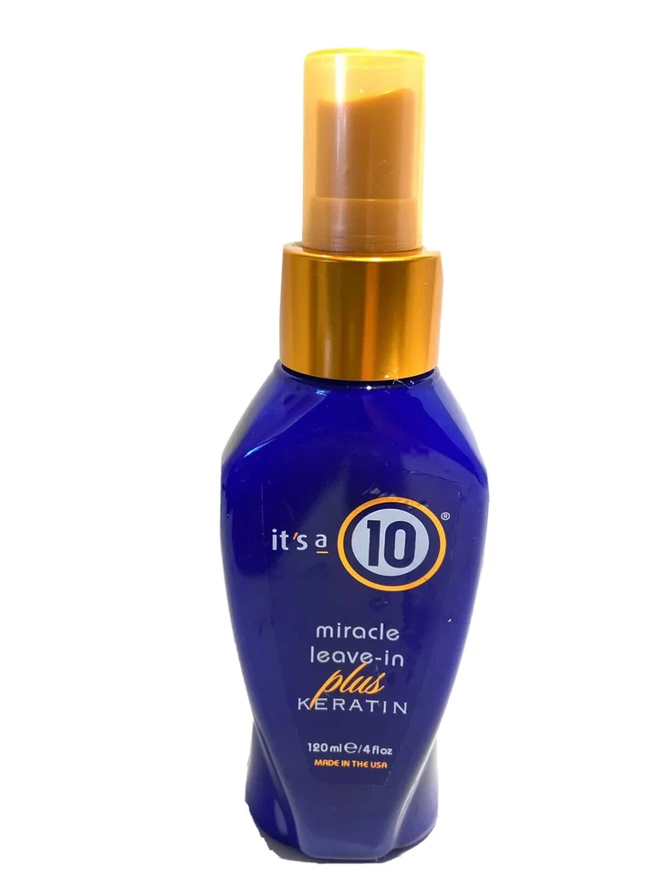 its a 10 miracle leave in plus keratin 4oz spray scuffed exterior - Image 1 of 1