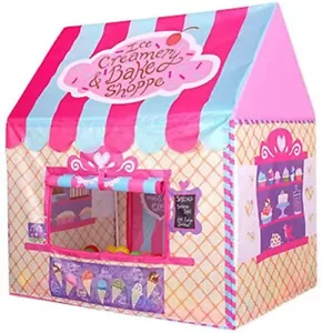 Kinder rosa Prinzessin Schloss Spielhaus groß drinnen/draußen Zelte für Baby Mädchen - Bild 1 von 12