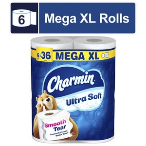 Toilettenpapier Ultra Soft, 6 Mega XL Rollen - Bild 1 von 11