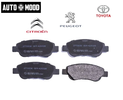 PASTIGLIE FRENO ANTERIORI PER TOYOTA AYGO PEUGEOT 107 CITROEN C1 1.0 50W 27TO036 - Immagine 1 di 3