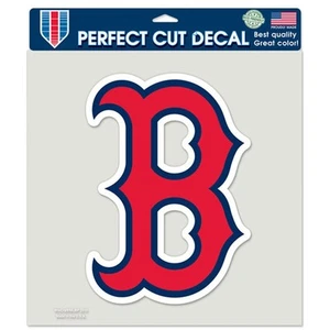 BOSTON RED SOX "B" 8"X8" COLOR DIE CUT DECAL NEW WINCRAFT 👀 - Picture 1 of 1