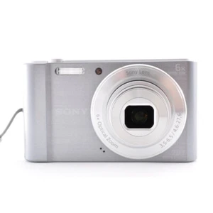 Sony Cyber-shot DSC-W810 Digital Camera 20.1MP 6X Optical Zoom AE/FE Lock Silver - Picture 1 of 12