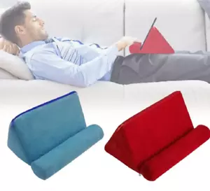 Tablet Pillow Stand For iPad iPhone Book Reader Holder Rest Lap Reading Cushion - Picture 1 of 17