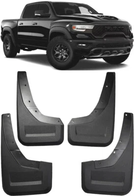 Genuine Full Set Splash Guards Mud Flaps Fender For 2021-2025 Ram 1500 TRX RHO - Image 1 of 4