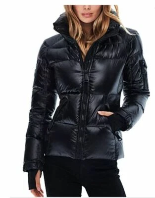 Sam. Chaqueta acolchada de nailon Freestyle color NEGRO JET talla M ~NUEVA CON ETIQUETAS Foto 1 de 4