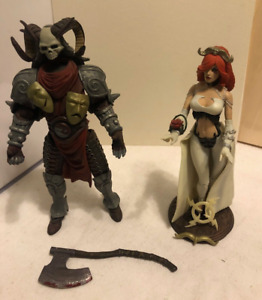 Diamond Select Dawn and Death Action Figures