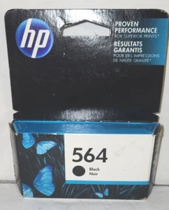 Genuine HP 564 Black Original Ink Cartridge Exp 03/2017 New - Foto 1 di 4