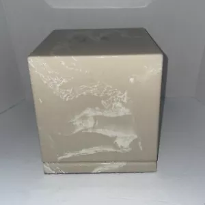 Große/Erwachsene 280 Kubikzoll Creme Carrera Zuchtmarmor Würfel Einäscherung Urne - Bild 1 von 6