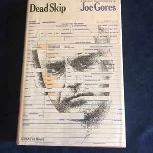 Dead Skip By Joe Gores HC 1972 First Edition - Imagen 1 de 8