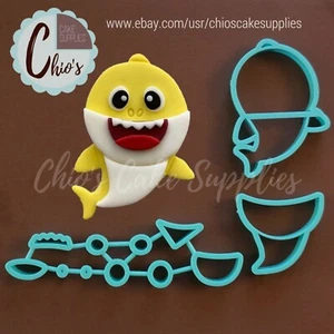 Shark Cake Topper fondant cutter - Picture 1 of 4