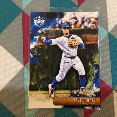 2019 panini Diamond Kings SP Image Variation Javier Baez #44 Cubs / tigers - Image 1 of 2