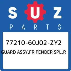77210-60J02-ZY2 Suzuki Guard assy,fr fender spl,r 7721060J02ZY2, New Genuine OEM - Picture 1 of 1