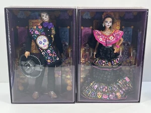 2021 LE Barbie & Ken Dia De Los Muertos Dolls DAY OF THE DEAD Set Lot Bundle - Picture 1 of 12