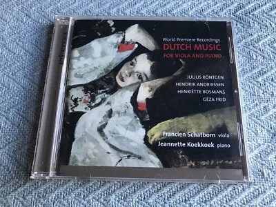 DUTCH Music for VIOLA/PIANO: RONTGEN-ANDRIESSEN-BOSMANS-FRID (CD, ETCETERA) Foto 1 de 2