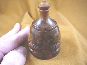 (BOX-132) BURL BOX small Thuya Wood African carved carving boxes Morocco Exotic - Picture 1 of 2
