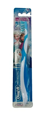 Oral-B Pro-Health Jr. Kreuz Aktion Disney Eiskönigin Kinder Zahnbürste Blau - Bild 1 von 4