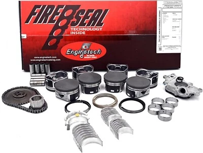 Engine Rebuild Kit, Flat Top Pistons 2005-09 Chevy 5.3 Gen4 LS LH6 LY5 LC9 LMG - Image 1 of 4