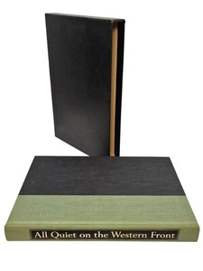 All Quiet on the Western Front by Remarque Illustrated Slipcase HC 1969 - Foto 1 di 13