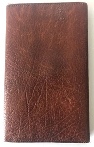 Vintage Montana Kalbsleder hellbraun Herren Geldbörse Made in England mit Reißverschluss - Bild 1 von 7