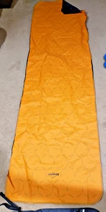 PowerLix Outdoors- Ultra Light Black and Orange Air Mat 28"x92" - Picture 1 of 5