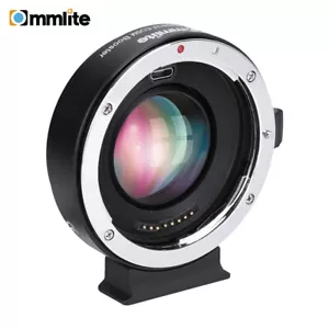Commlite EF-EOSM AF Lens Adapter Speed 0.71x Booster for Canon EF Lens to EOS M - Picture 1 of 6