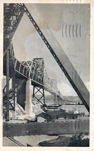 San Francisco Oakland Bay Bridge Cantilever & East Bay CA Kalifornien Postkarte - Bild 1 von 2
