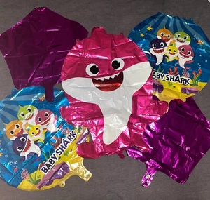 (10) Globos de aluminio Baby Shark - Imagen 1 de 1