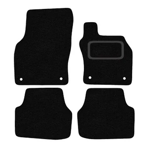 FITS Skoda Octavia 2013-Onwards Fully Tailored Black Carpet Car Floor Mats 4-Pcs - Picture 1 of 4
