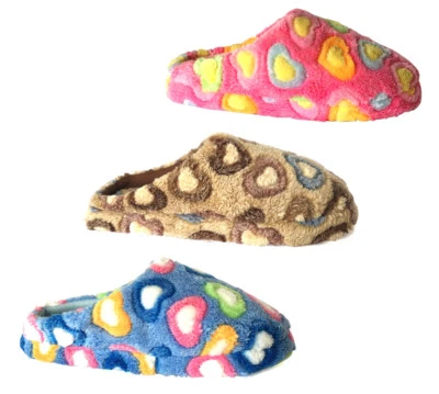 Nueva Zapatilla Para Mujer Adorable Patrón Corazón Moda Comodidad Casa Spa--309 (L, N) Foto 1 de 2