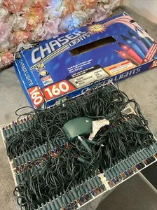 Three kings chaser lights 160 Christmas tree multicolour vintage plug needed - Picture 1 of 6