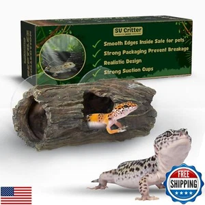 Crested Gecko Hide - Essential Crested Gecko Accessories for Tank - Reptile H - Picture 1 of 5