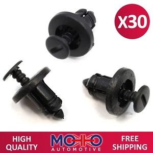 BUMPER FASTENER TRIM CLIPS FOR RENAULT CLIO LAGUNA MEGANE ESPACE 7703072360 X30 - Picture 1 of 13