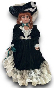 Welden Museum of Fine Collectibles 27" Rustie bambola porcellana "Cimmarae" rara - Foto 1 di 17