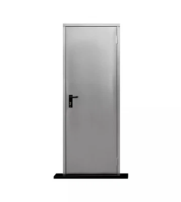 PORTA TAMBURATA ZINCATA, 80X200 CM - Immagine 1 di 2