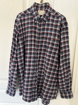 Camisa Beretta de franela a cuadros con botones de manga larga para hombre talla grande Foto 1 de 4