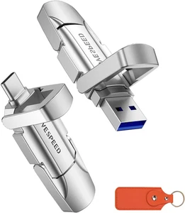 MOVE SPEED 1TB Solid State Flash Drive 570Mb/s High Speed Typ C + USB 3.2 Laufwerk - Bild 1 von 12