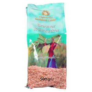 Mauritius Golden Cane brauner Rohrzucker unraffiert brown cane sugar 500g - Bild 1 von 1